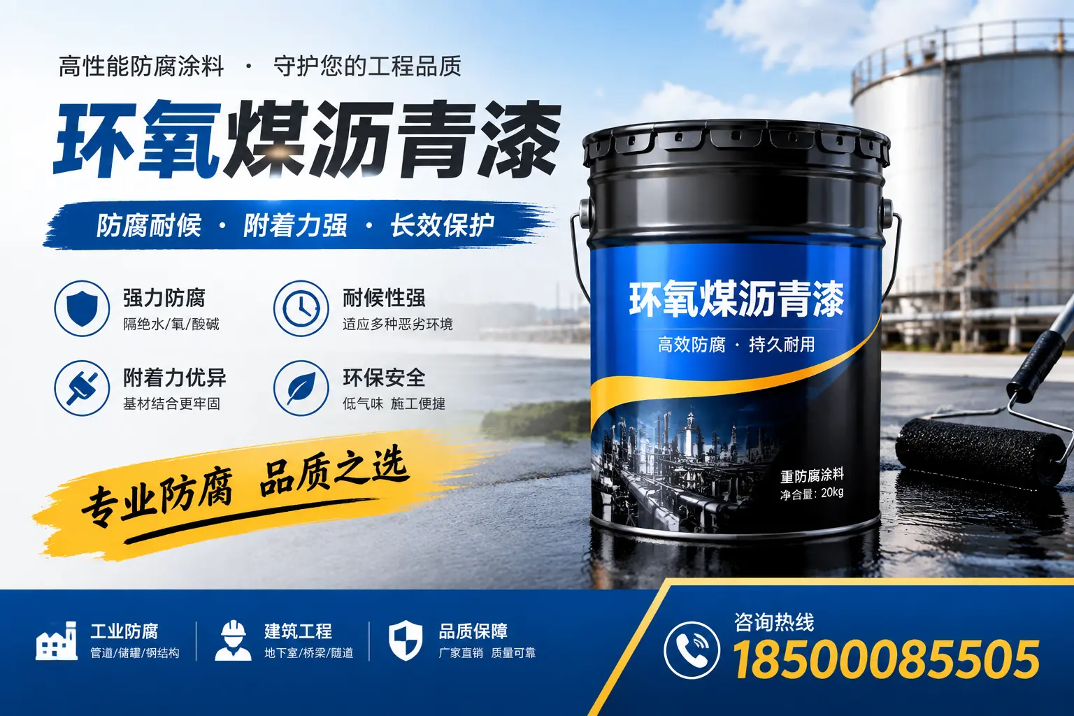 如何选择适合的环氧煤沥青漆?大兴安岭市场选型指南
